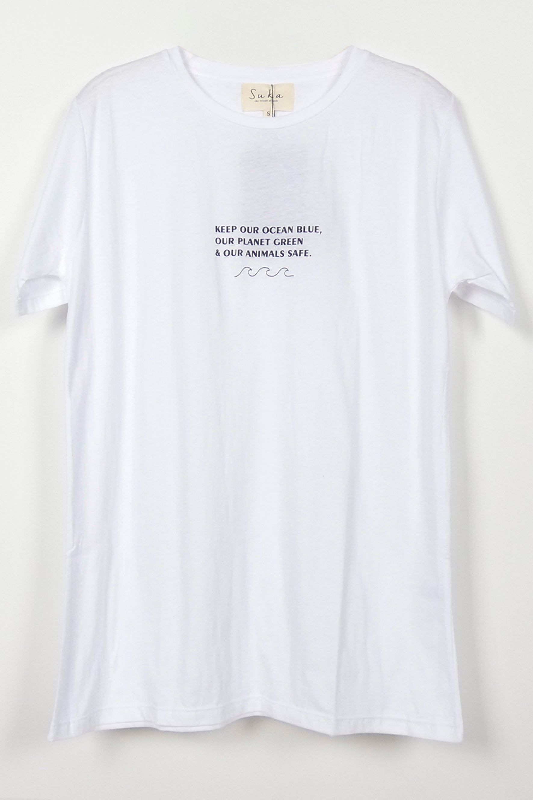 TEE R KEEP OUR OCEAN BLUE sold by Suennoaj