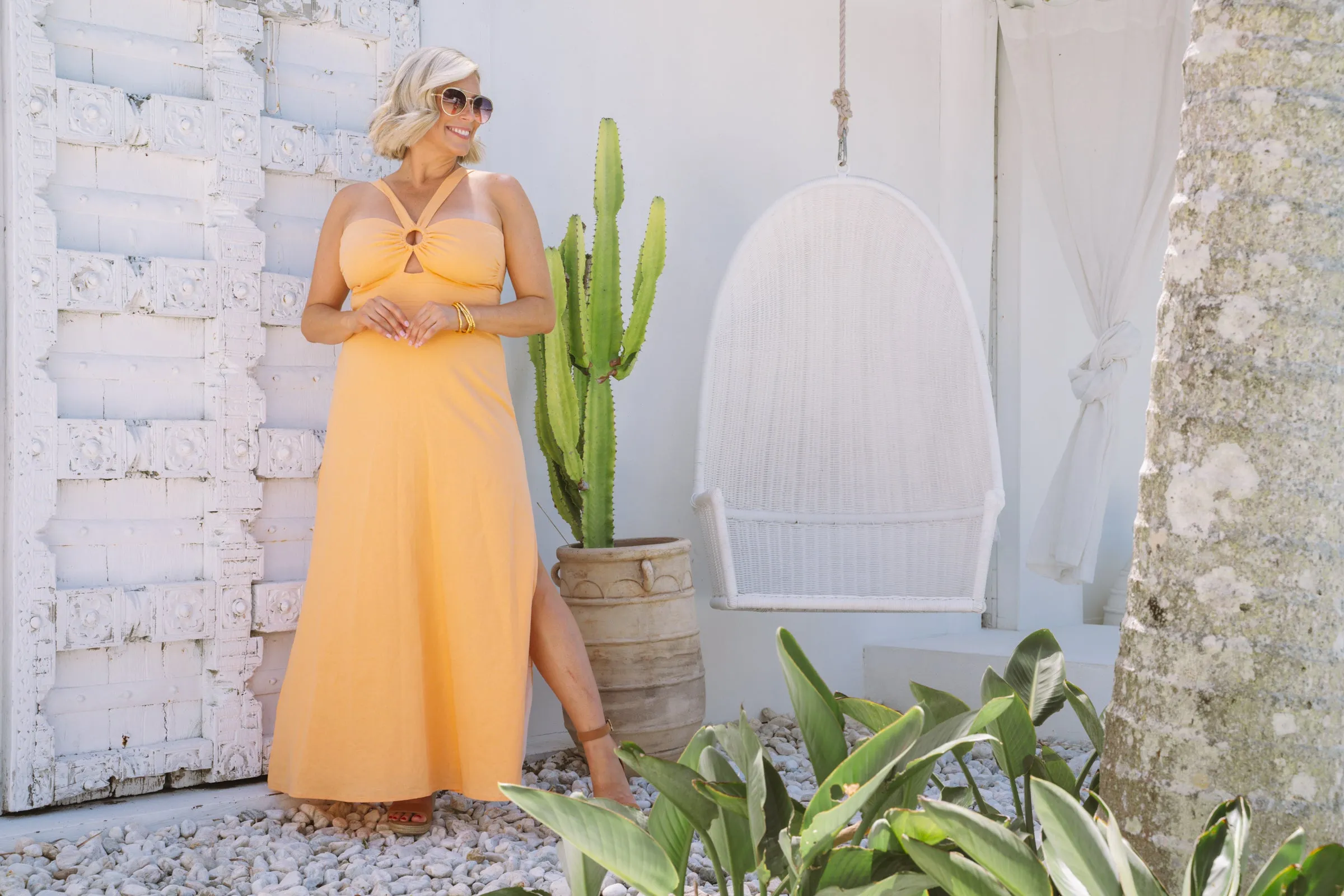 Solana Enso Dress - Melon sold by Pastel product image thumbnail 3