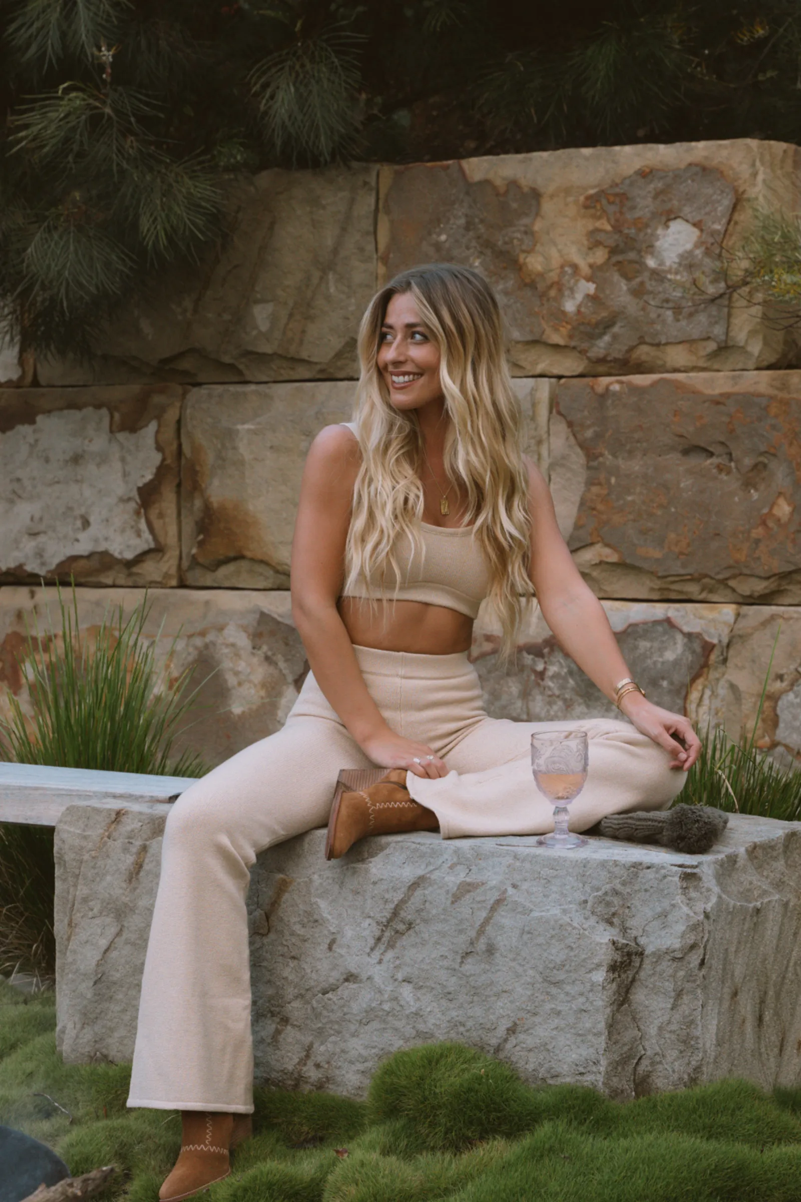 Gigi Knit Crop - Oatmeal sold by Pastel product image thumbnail 4