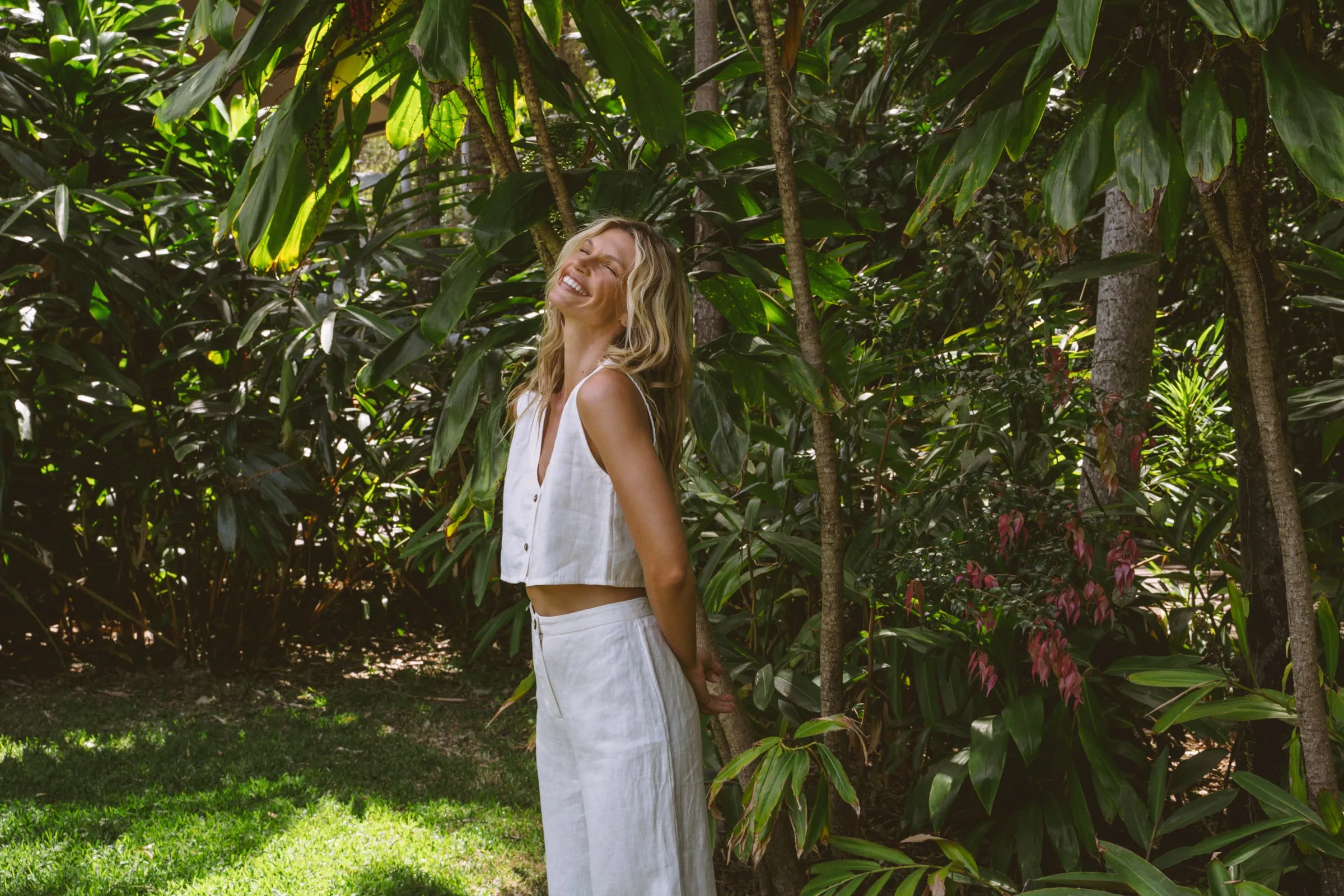 Solana Vest Top - White sold by Pastel product image thumbnail 5