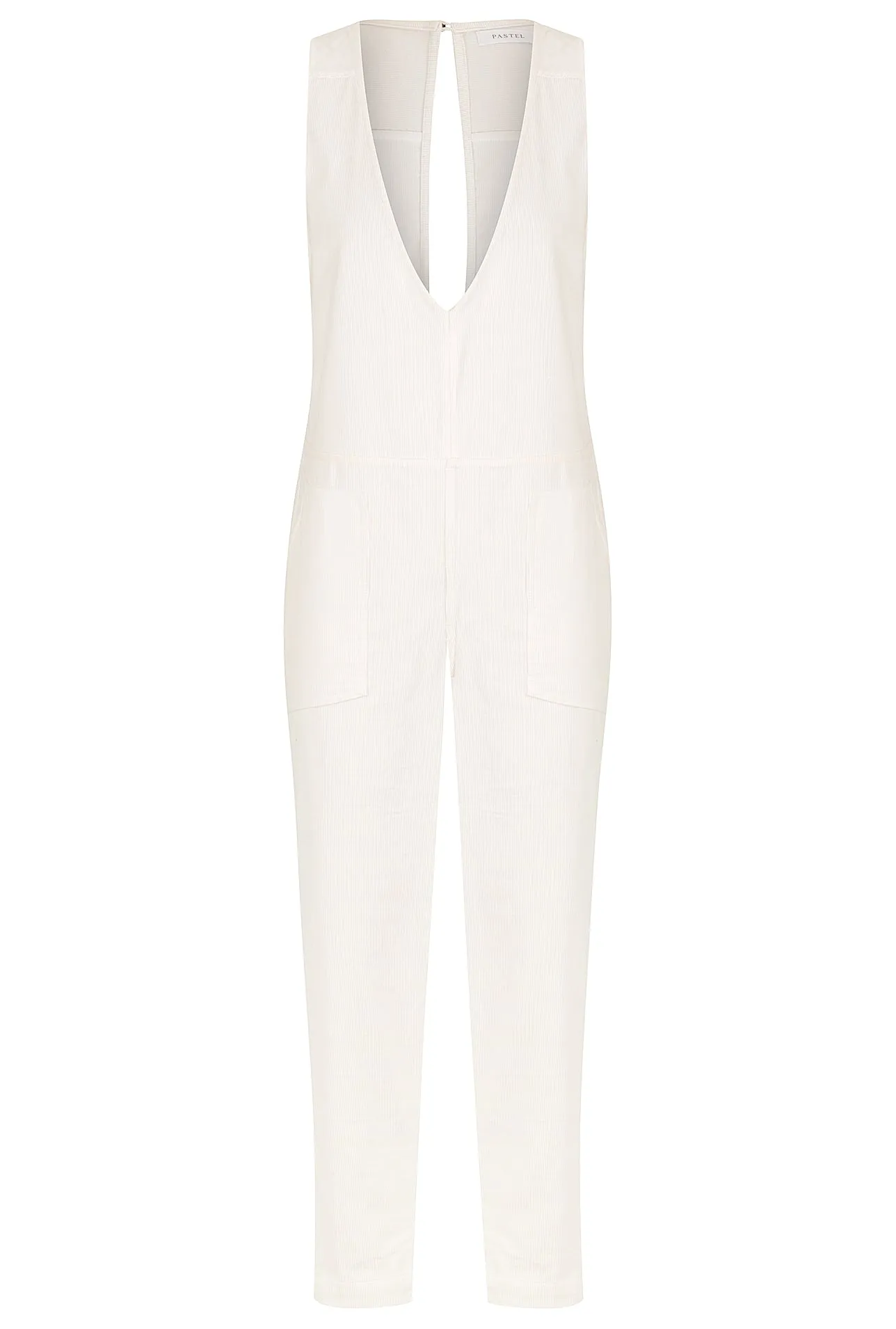 Solana Cord Romper - Ivory sold by Pastel