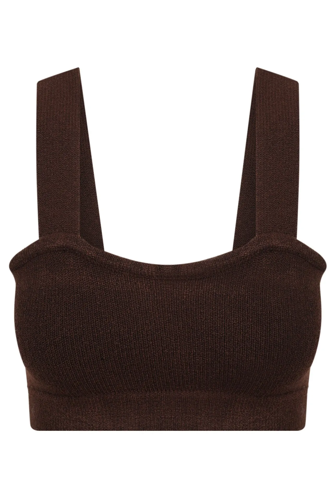 Gigi Knit Crop - Carob sold by Pastel