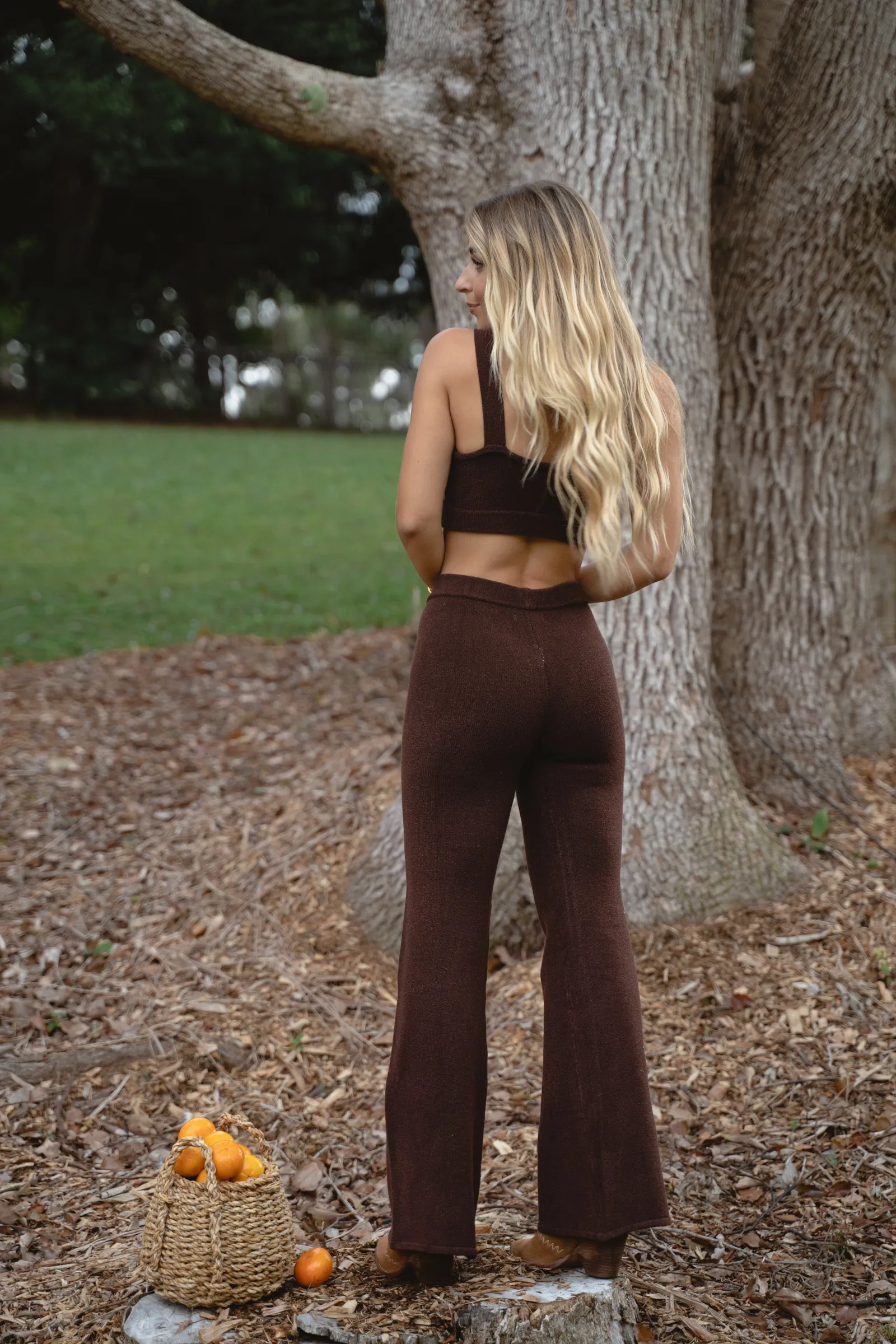 Gigi Knit Crop - Carob sold by Pastel product image thumbnail 3