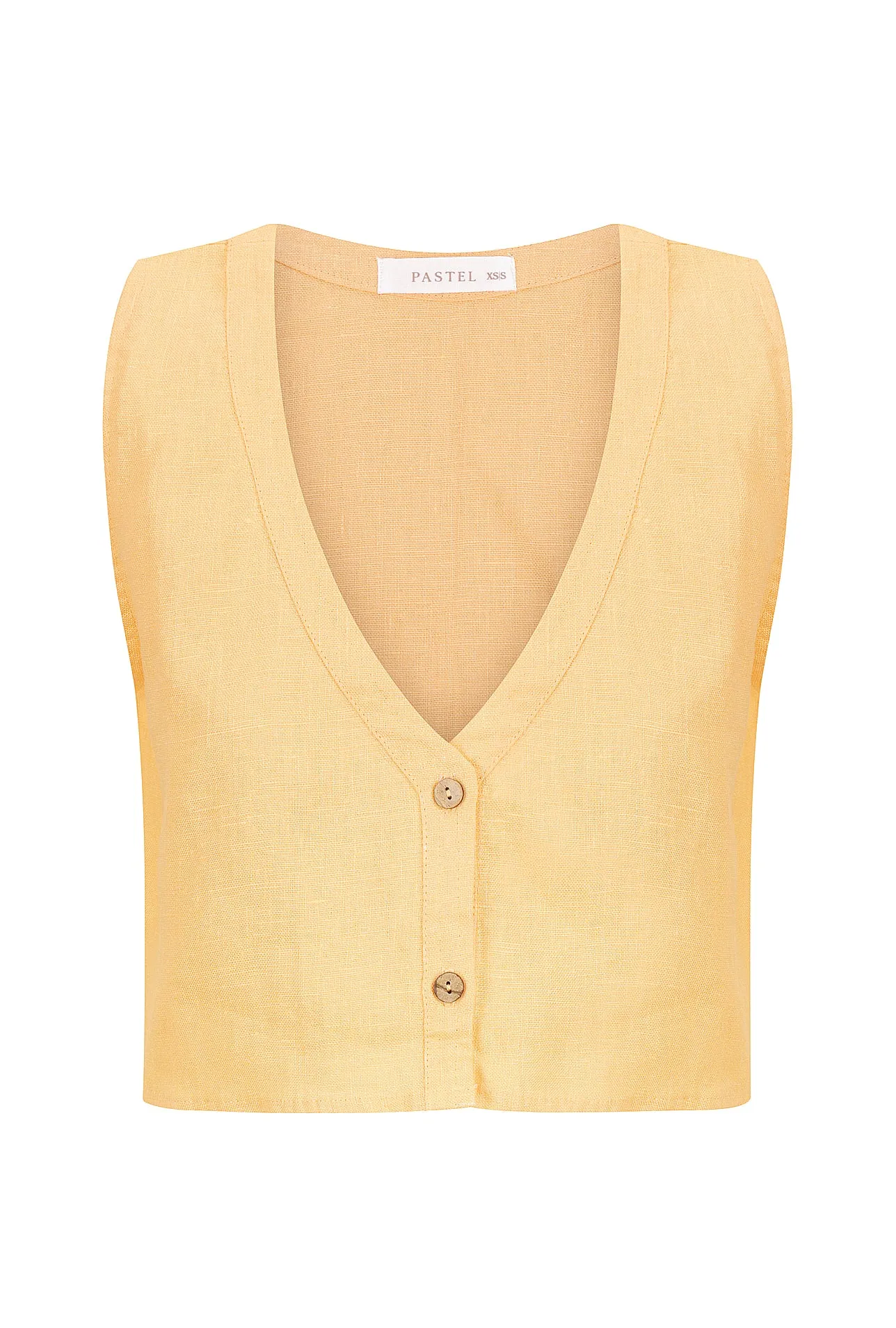 Solana Vest Top - Melon sold by Pastel