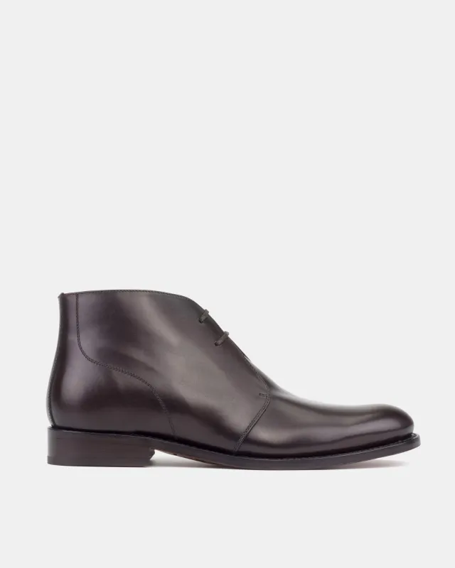 Dark Brown Chukka with Half-Rubber Soles - 675 sold by Cobbler Union