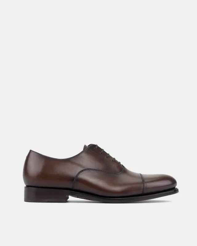Ashford Brown Cap Toe Oxford with Half-Rubber Soles - 675 sold by Cobbler Union