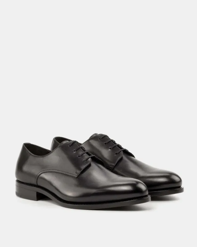 Outlet - Black Derby Shoe sold by Cobbler Union