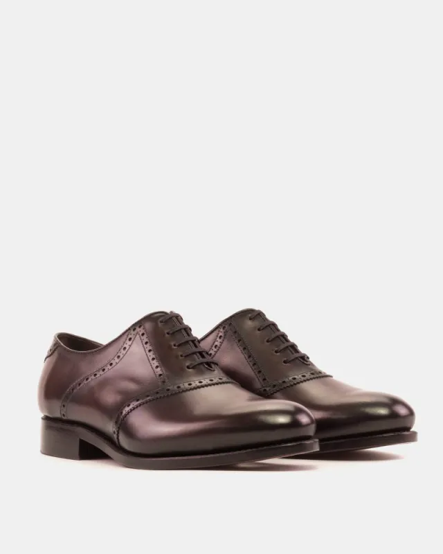 Outlet - Burgundy Saddle Oxford sold by Cobbler Union