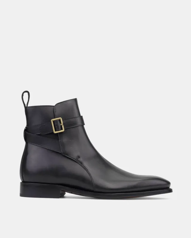 Harrington Black Calf Jodhpur Boot - 722 sold by Cobbler Union
