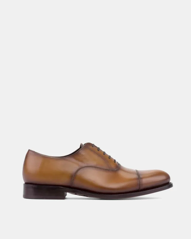 Ashford Tobacco Cap Toe Oxford - 675 sold by Cobbler Union