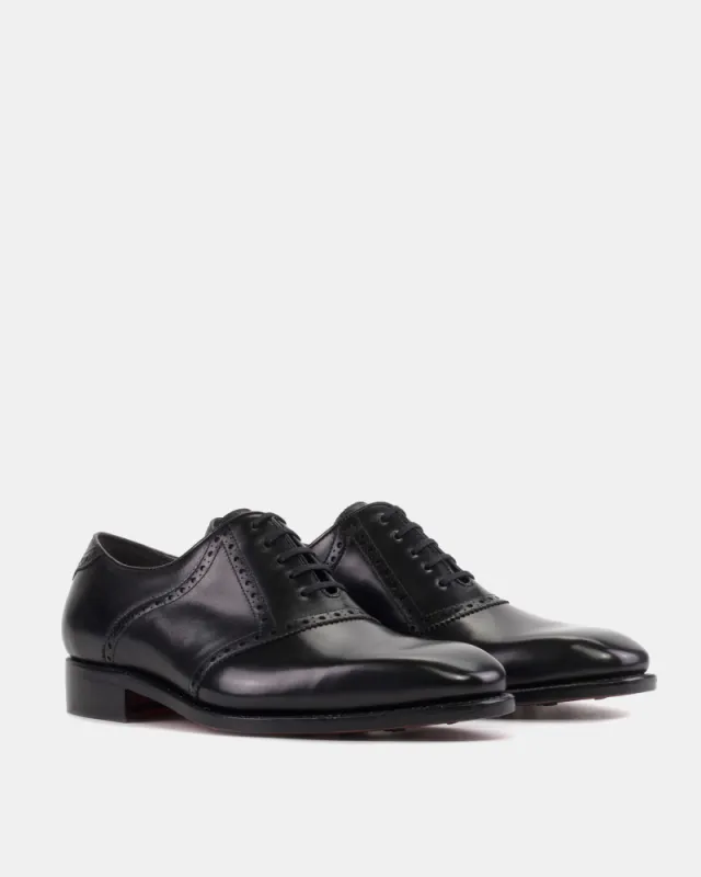 Outlet - Black Calf Saddle Oxford sold by Cobbler Union