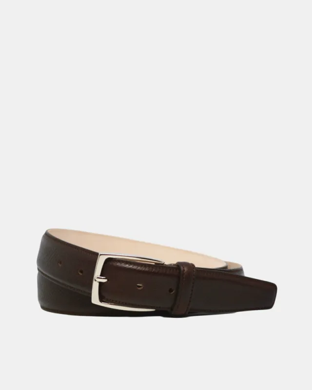 Matching Belt - Dark Brown Utah sold by Cobbler Union