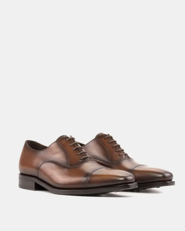 Outlet - Brown Cap Toe Oxford sold by Cobbler Union