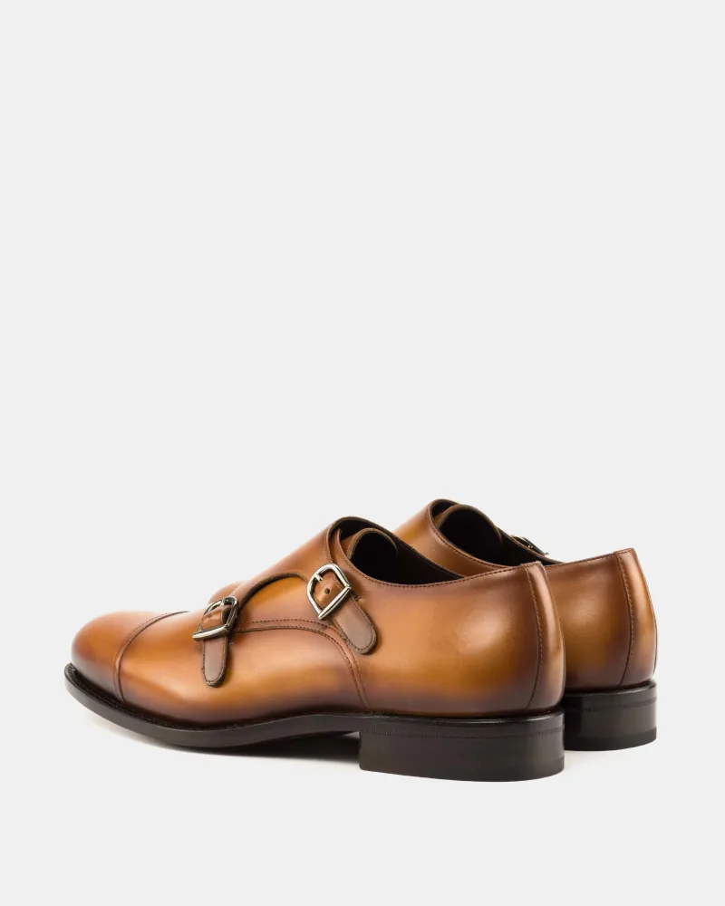 Francis Cognac Double Monk Strap - 675 sold by Cobbler Union product image thumbnail 3
