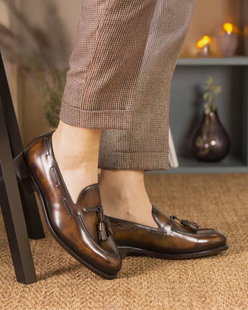 Thomas Tobacco Patina Tassel Loafer - 675 sold by Cobbler Union product image thumbnail 2