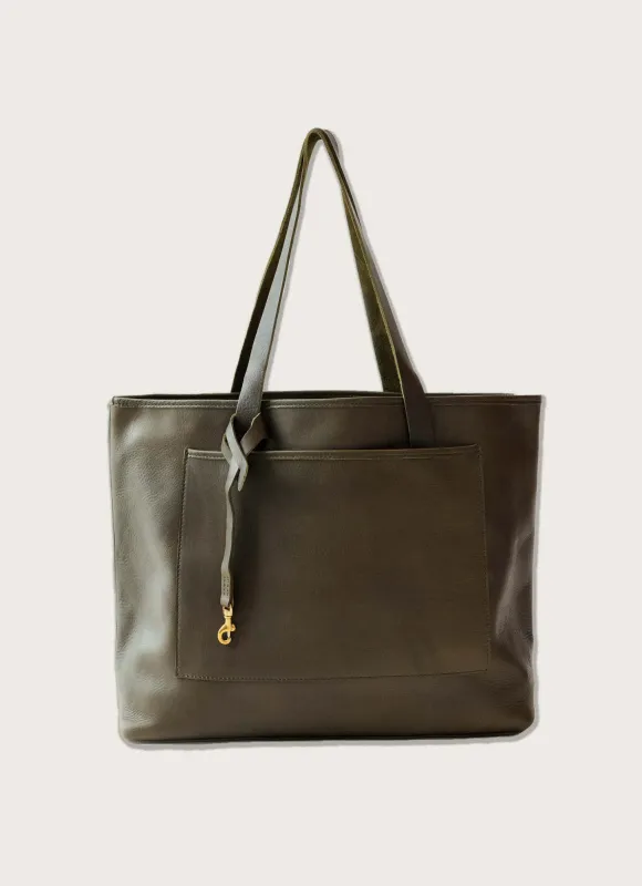 The Oversized Leather Tote sold by Cobbler Union