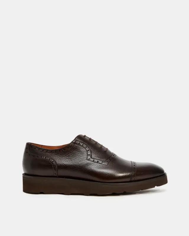 Dark Brown Brogue Lightweight Dress Shoe sold by Cobbler Union