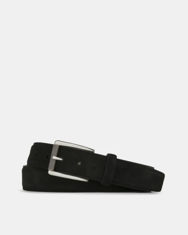 Suede Belt in Black sold by Cobbler Union