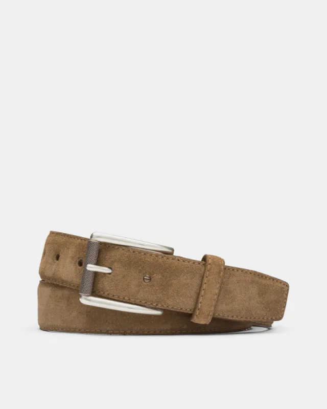 Suede Belt in Whiskey sold by Cobbler Union