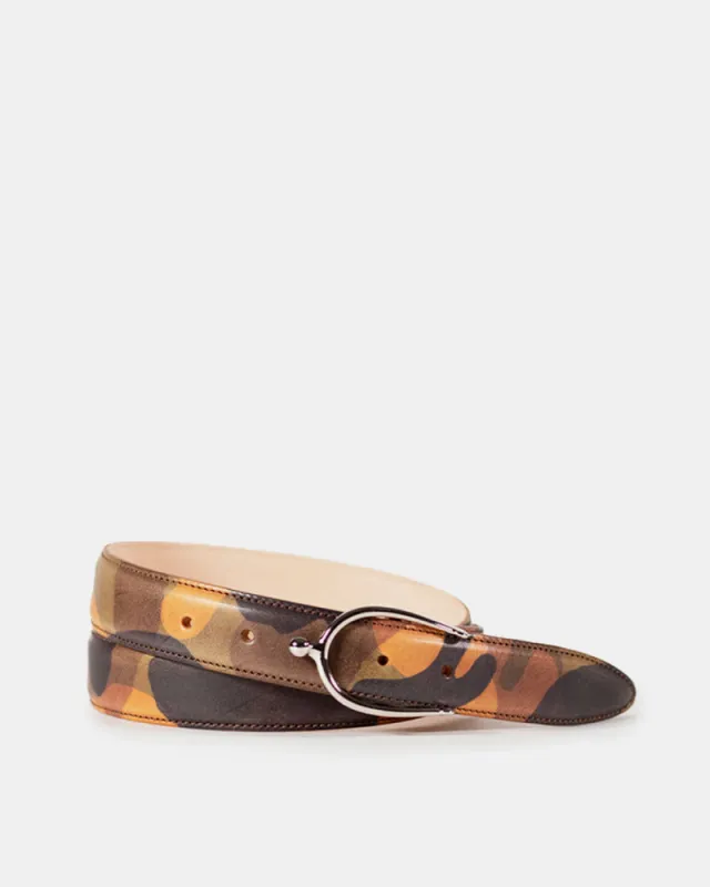 CU Camo Belt - Green sold by Cobbler Union