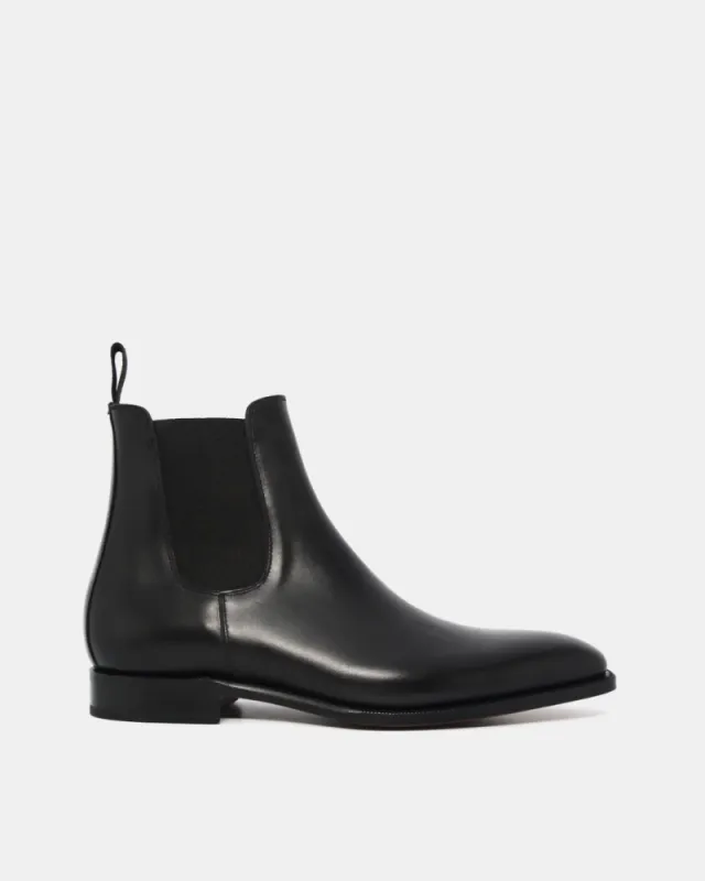 Black Calf Leather Chelsea Boot made by Cobbler Union