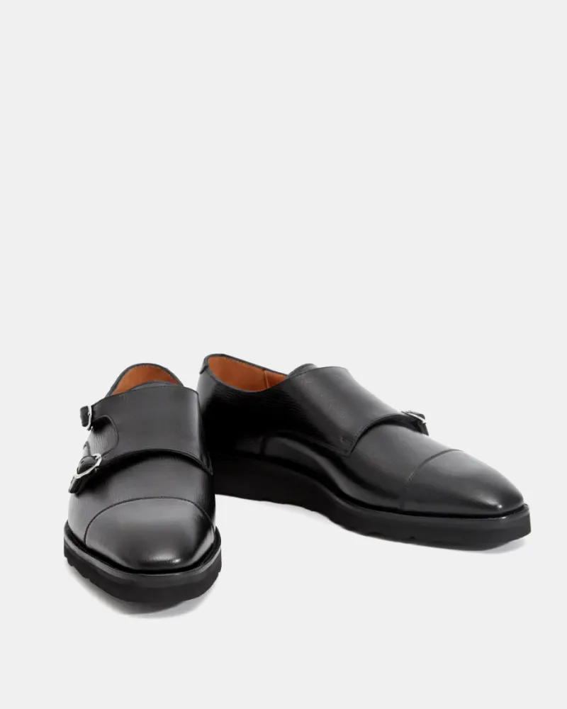 Black Lightweight Monk Strap Shoe sold by Cobbler Union product image thumbnail 3