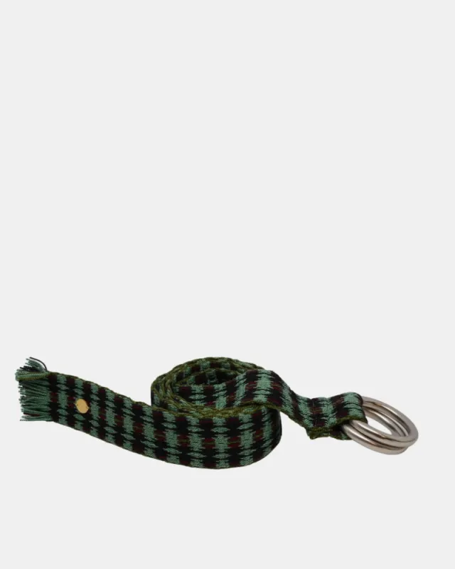 Guanabana Belt - Teal + Black Mix sold by Cobbler Union