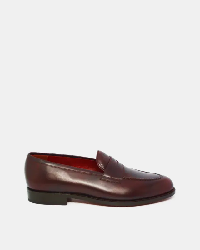 Museum Oxblood Penny Loafer sold by Cobbler Union