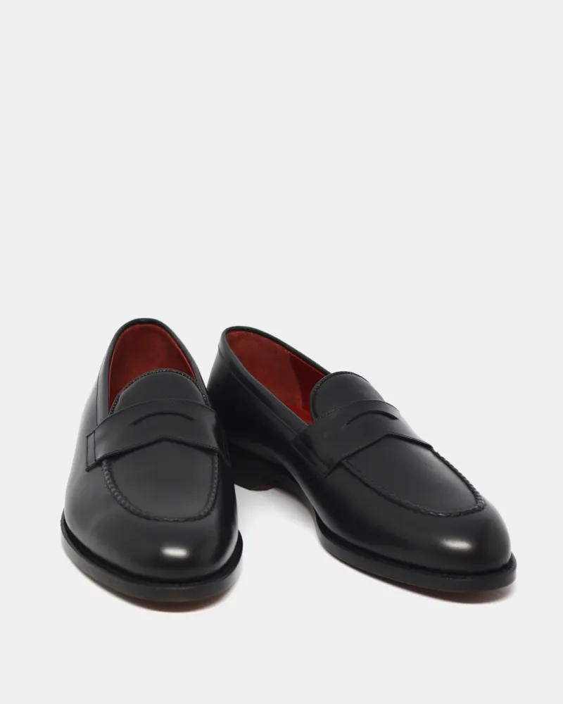Black Calf Leather Penny Loafer sold by Cobbler Union product image thumbnail 3