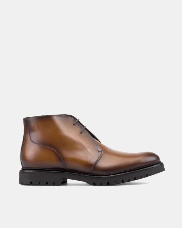 Tobacco Chukka Commando - 675 made by Cobbler Union