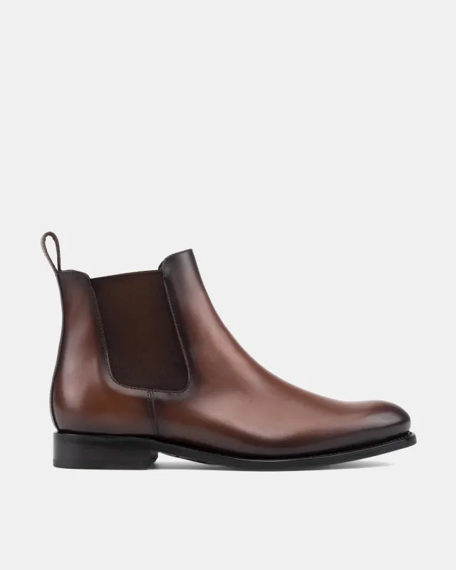 Bennett Chelsea Brown Calf - 675 made by Cobbler Union