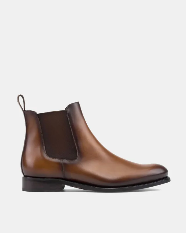 Bennett Chelsea Boot Tobacco - 675 made by Cobbler Union