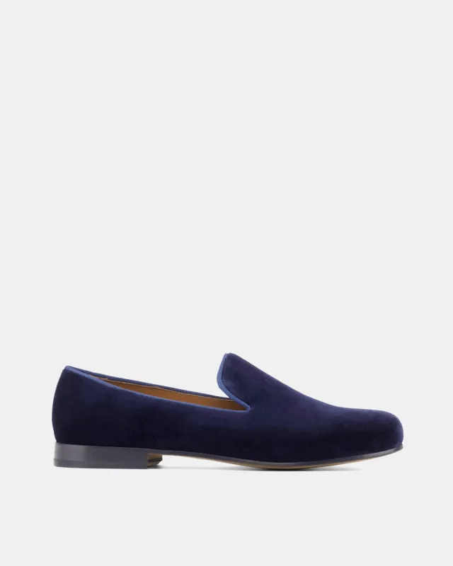 Blue Velvet Slippers sold by Cobbler Union