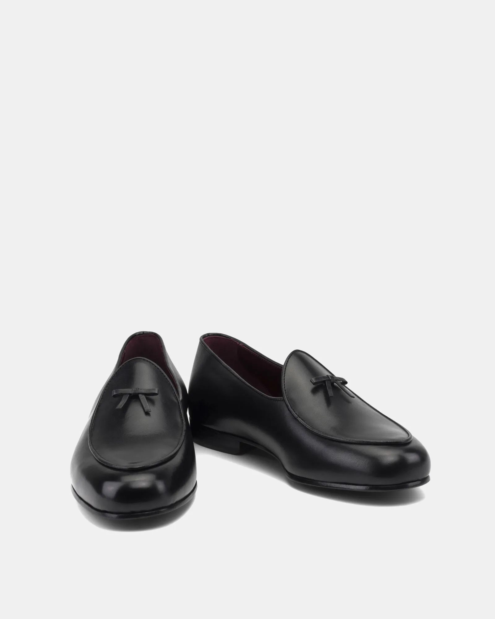 Black Full-Grain Belgian Loafer with Bow sold by Cobbler Union product image thumbnail 3