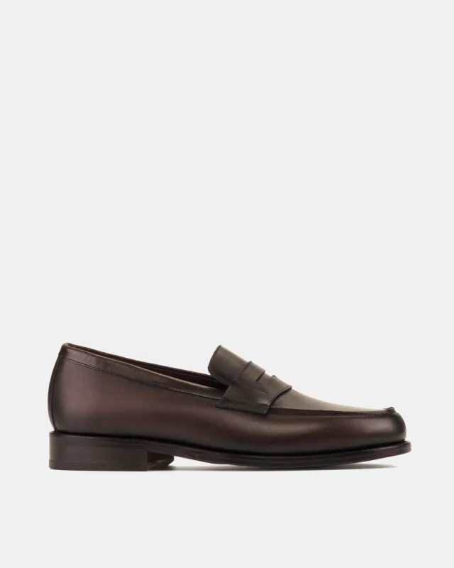 Henry Dark Brown Calf Penny Loafer - 144 sold by Cobbler Union