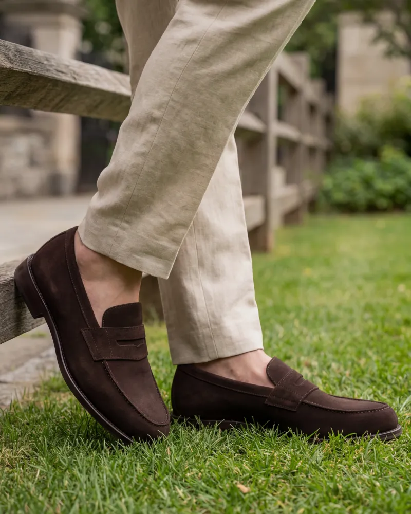 Henry Brown Suede Penny Loafer - 144 sold by Cobbler Union product image thumbnail 2