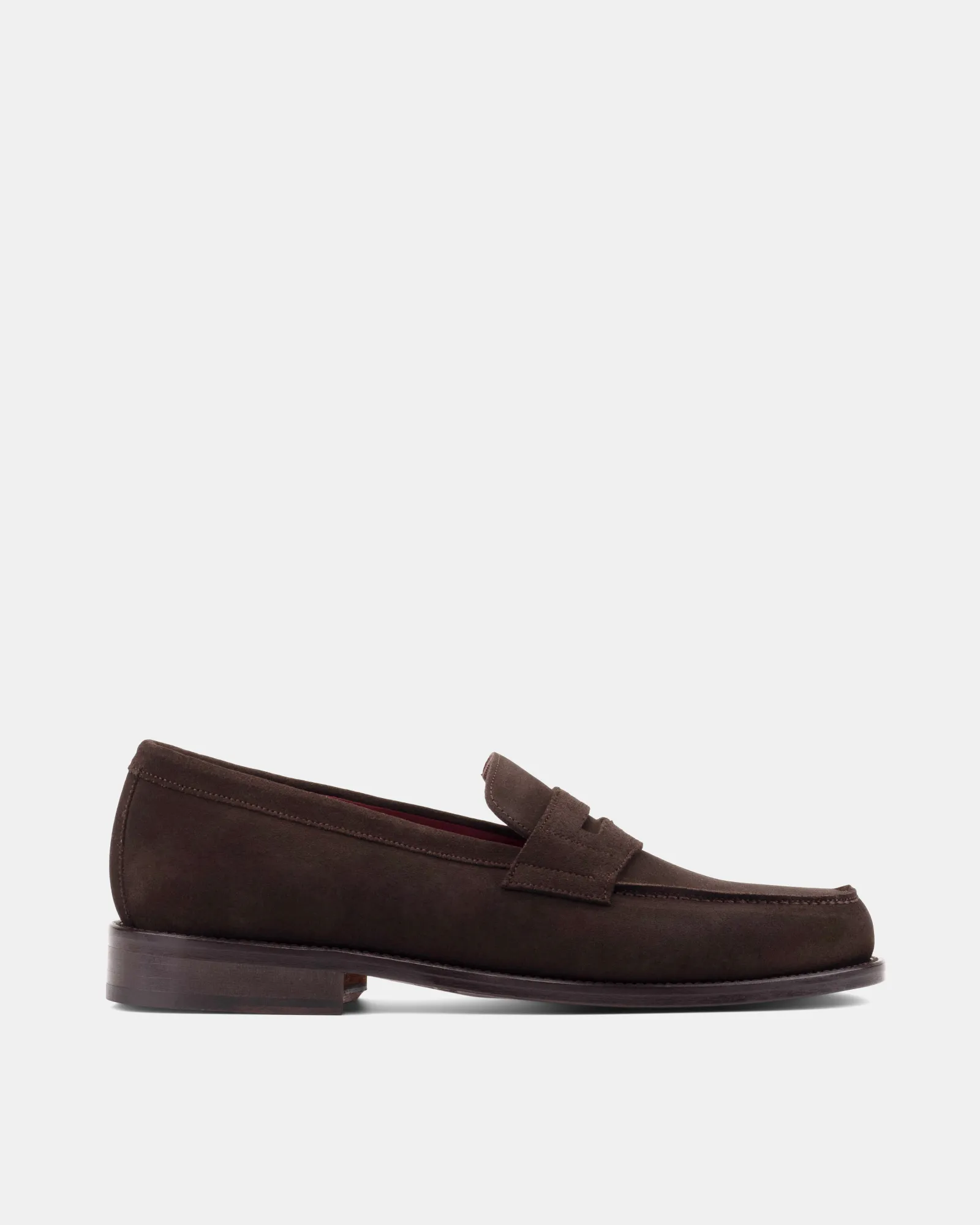 Henry Brown Suede Penny Loafer - 144 sold by Cobbler Union