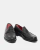 Black Leather Penny Loafer sold by Cobbler Union