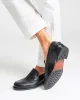 Black Leather Penny Loafer sold by Cobbler Union