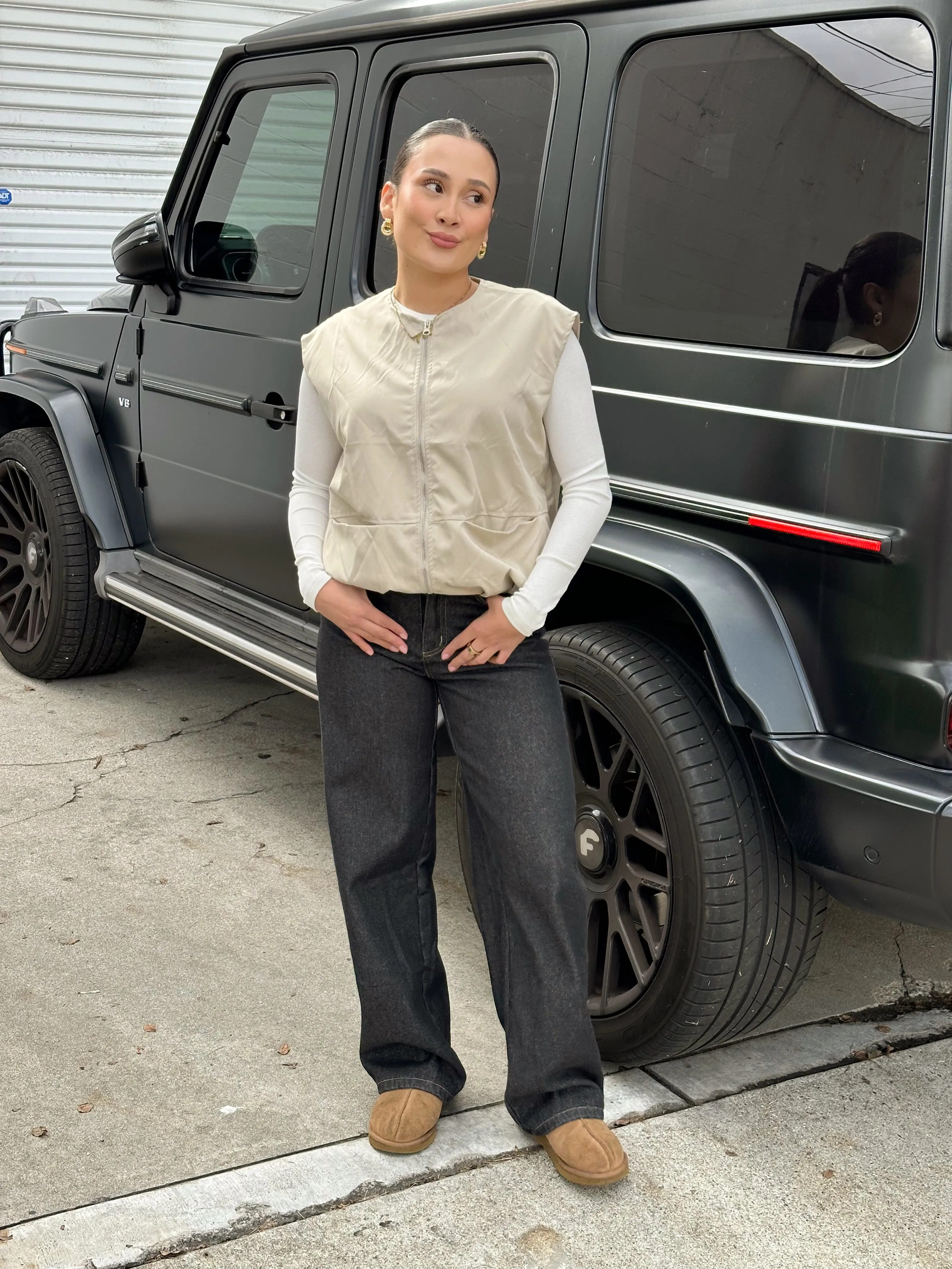 UTILITY ZIP VEST sold by Elvn Elvn product image thumbnail 2