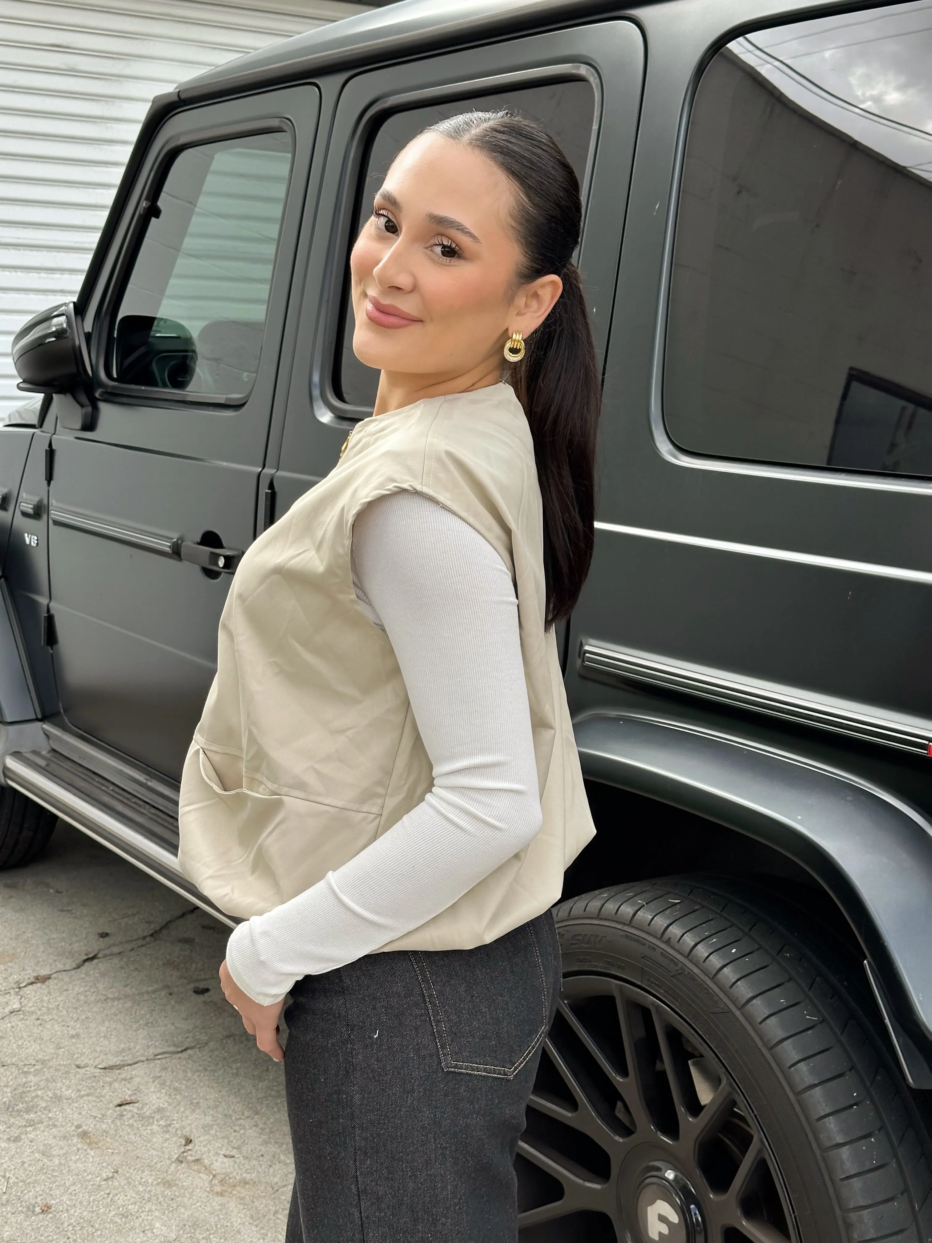 UTILITY ZIP VEST sold by Elvn Elvn