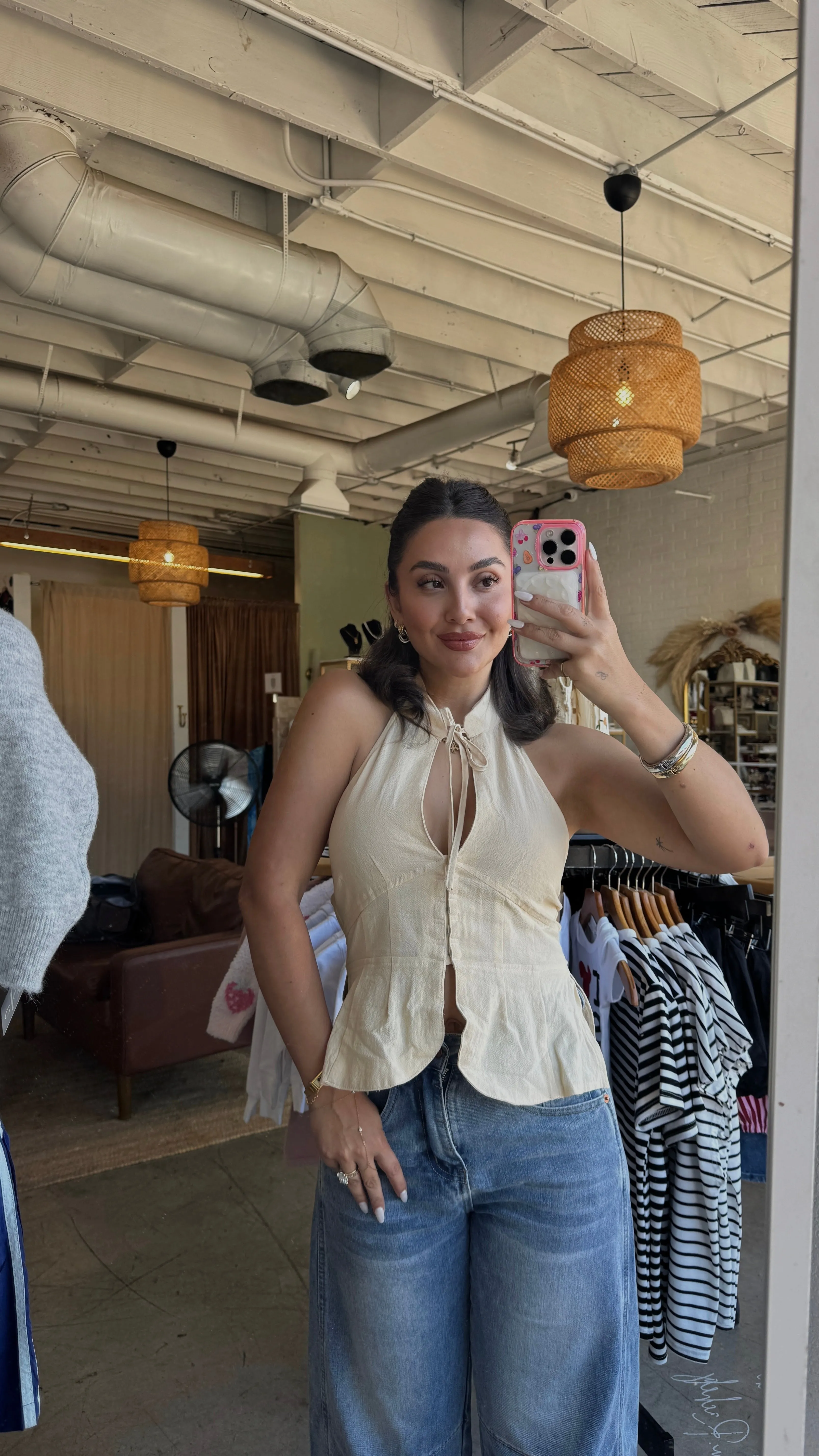 LOLA HALTER TOP sold by Elvn Elvn