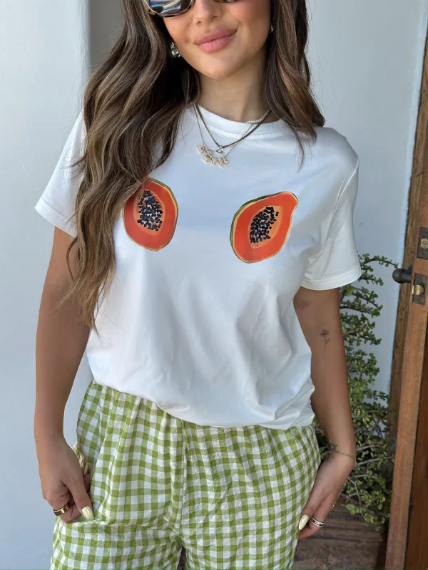 Papaya T-shirt sold by Elvn Elvn