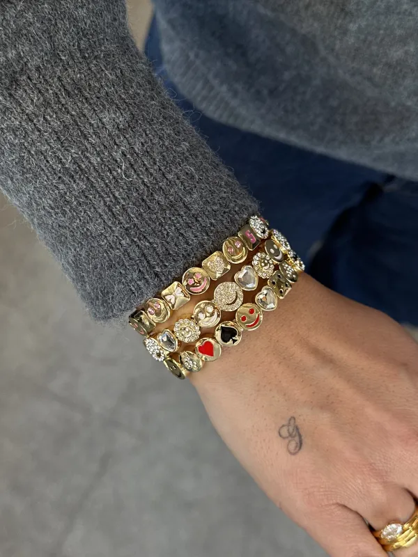 HAPPY FACE BRACELET sold by Elvn Elvn