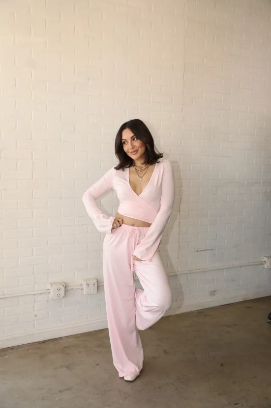 WRAP LOUNGE PANT SET sold by Elvn Elvn