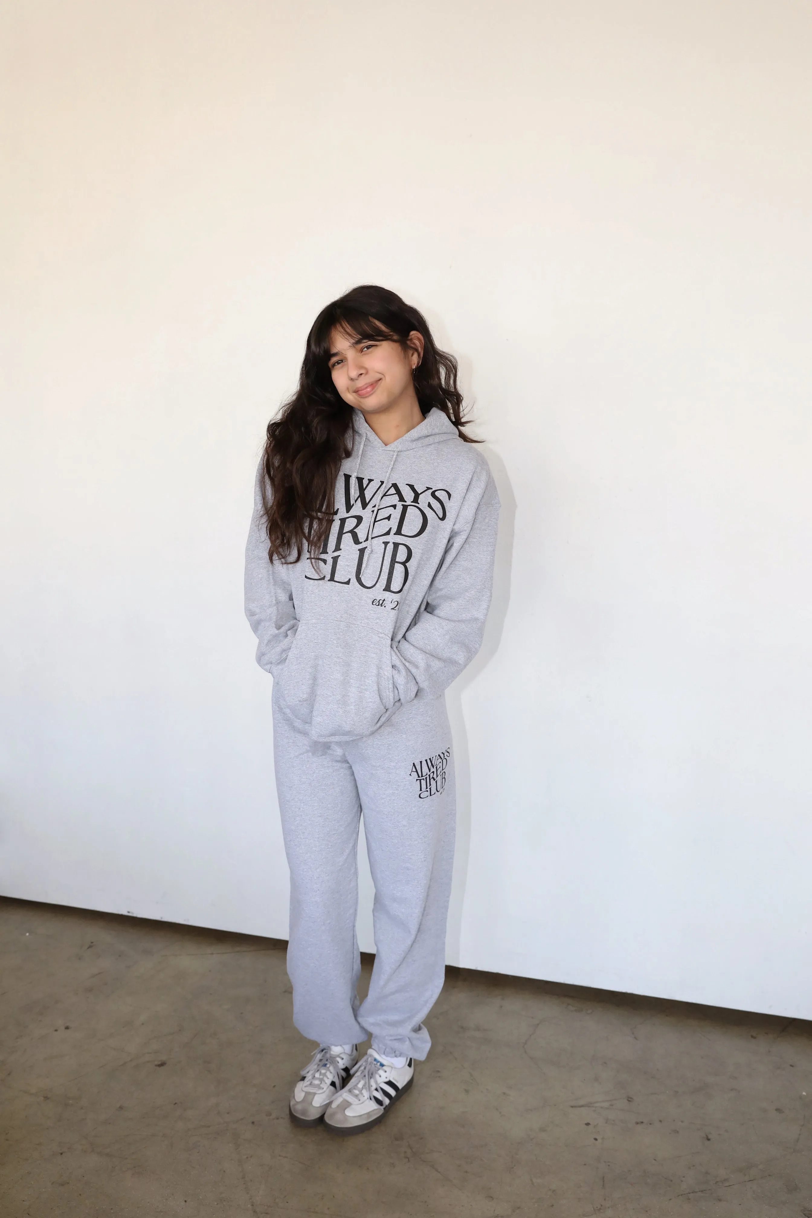 ALWAYS TIRED HOODIE SET sold by Elvn Elvn product image thumbnail 4