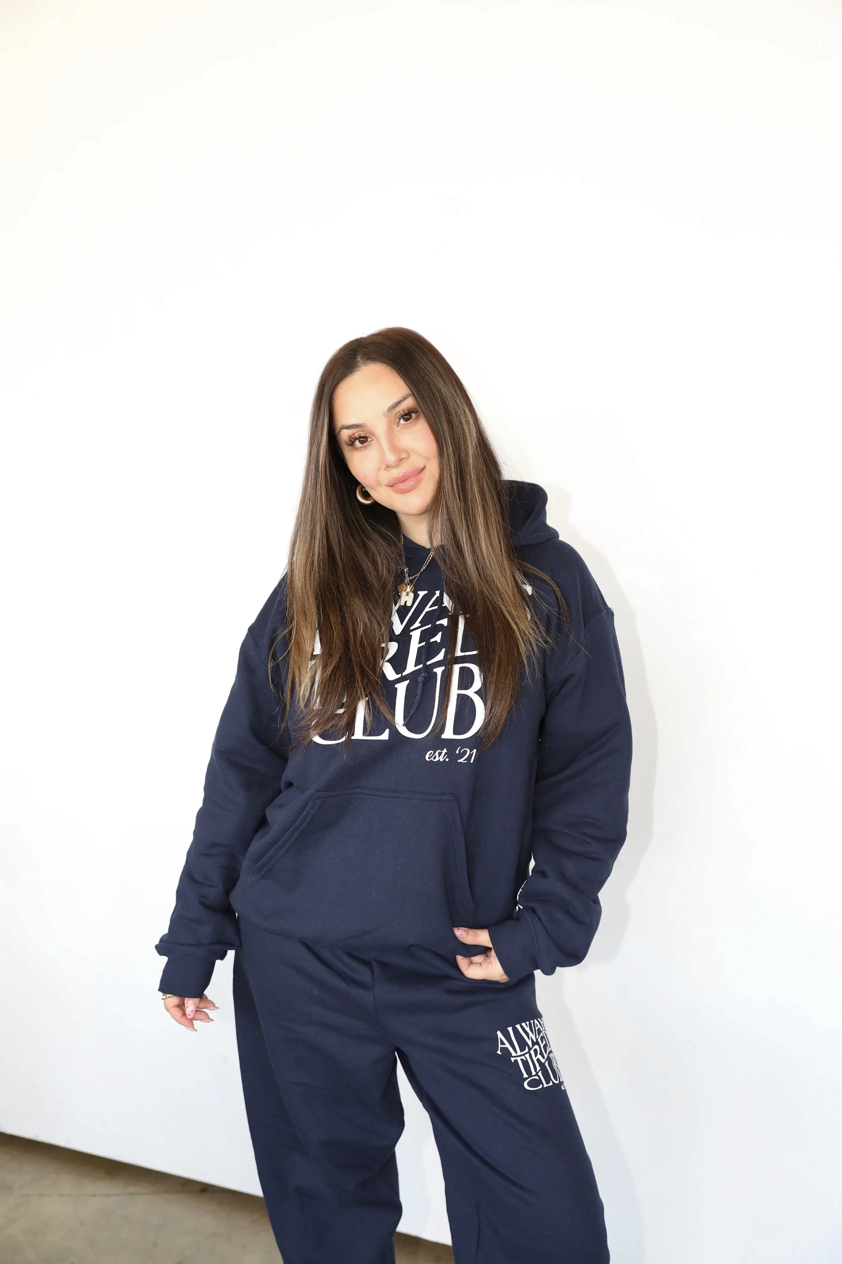 ALWAYS TIRED HOODIE SET sold by Elvn Elvn product image thumbnail 5