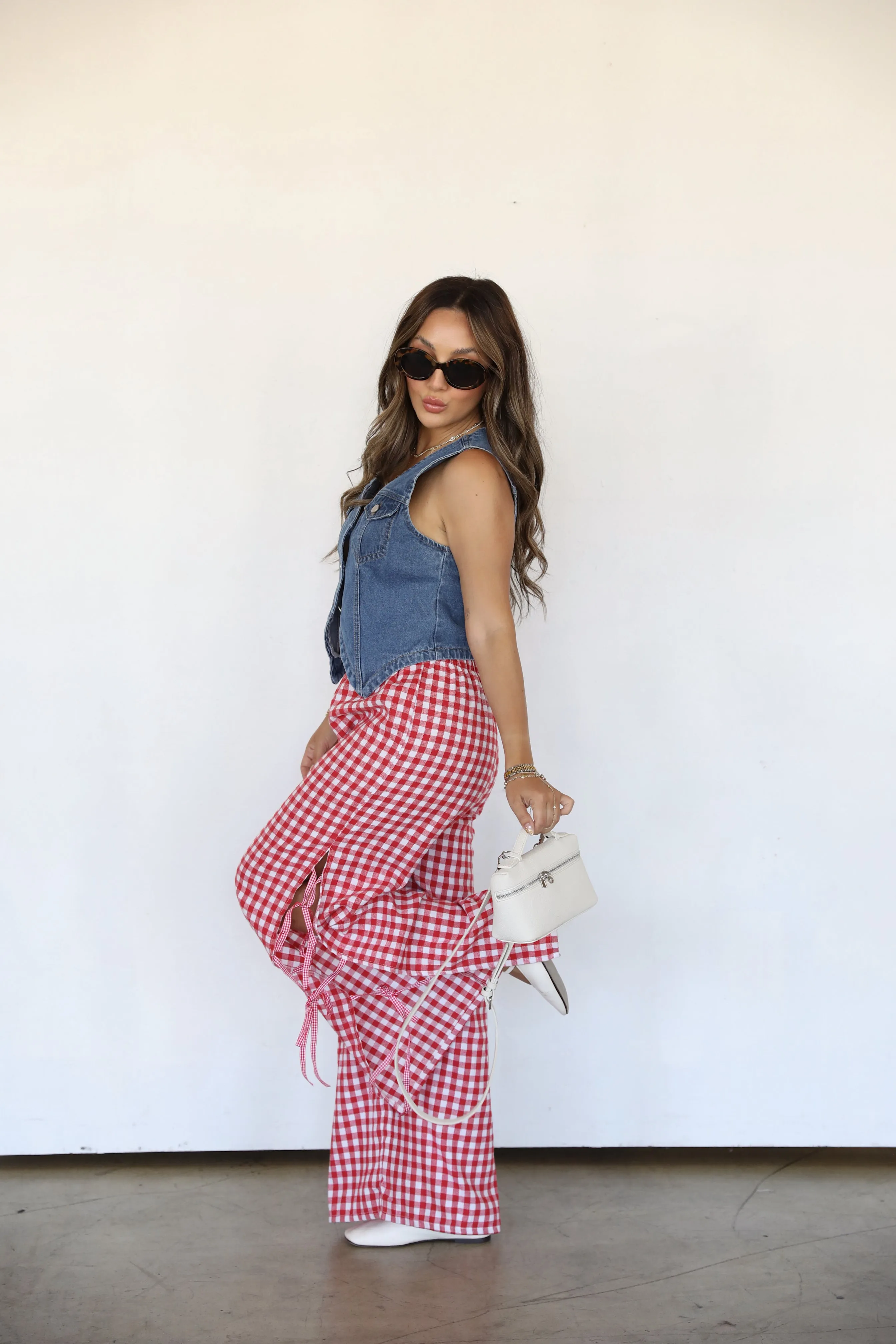 ON THE HILL TIE PANTS-------- 2 LEFT!!!!!!!!! sold by Elvn Elvn product image thumbnail 2