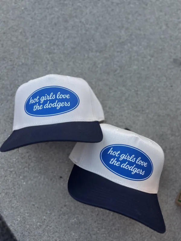 HOT GIRLS LOVE THE DODGERS HAT made by Elvn Elvn
