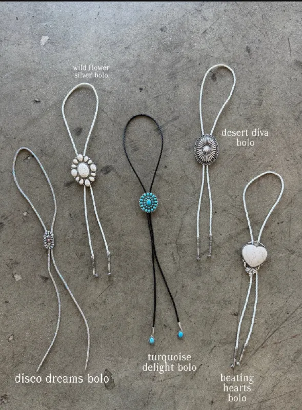 WILDFLOWER SILVER BOLO made by Elvn Elvn